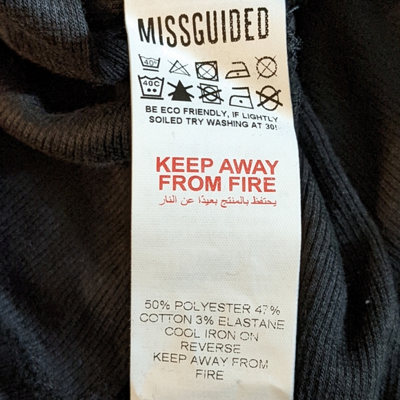 Missguided Black Contrast Midaxi Dress - Picture 9 of 10